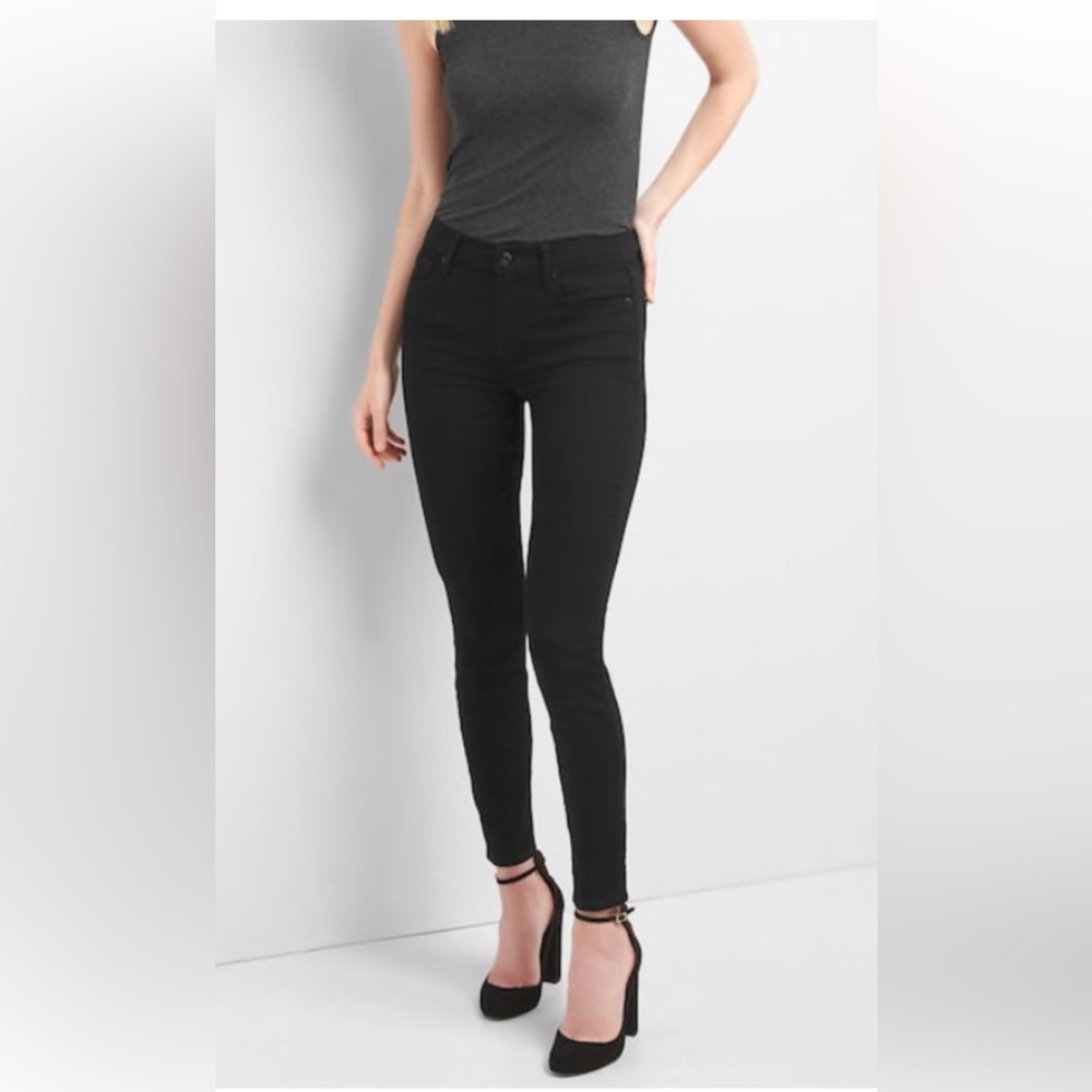 GAP Women's Stretch True Skinny Jeans - Black 31S